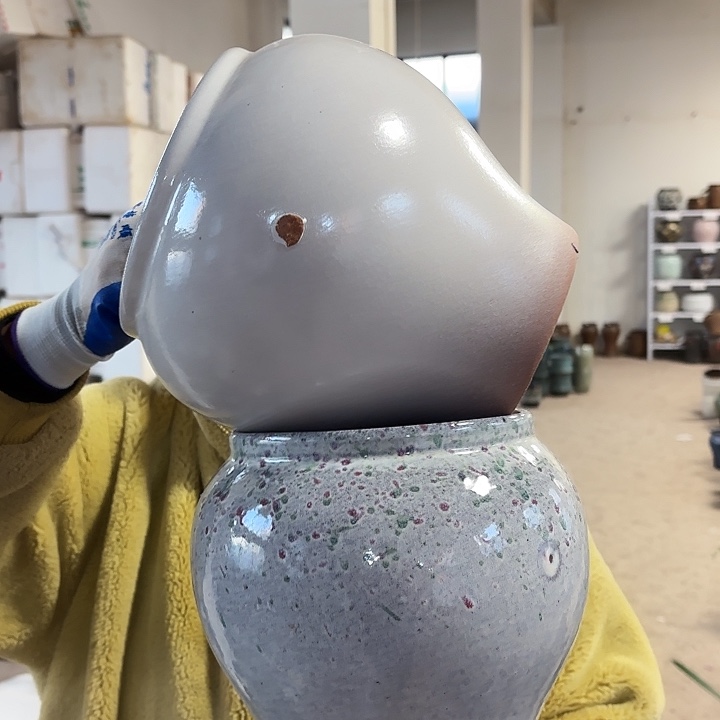 瑕疵高23口16花盆