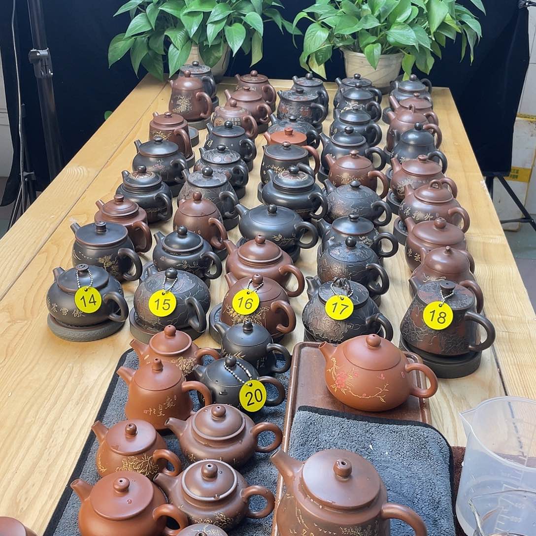 晨***钟泥塑霸王壶微瑕疵无礼盒