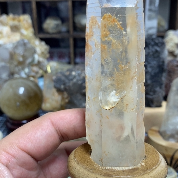 水晶水晶柱未镶嵌