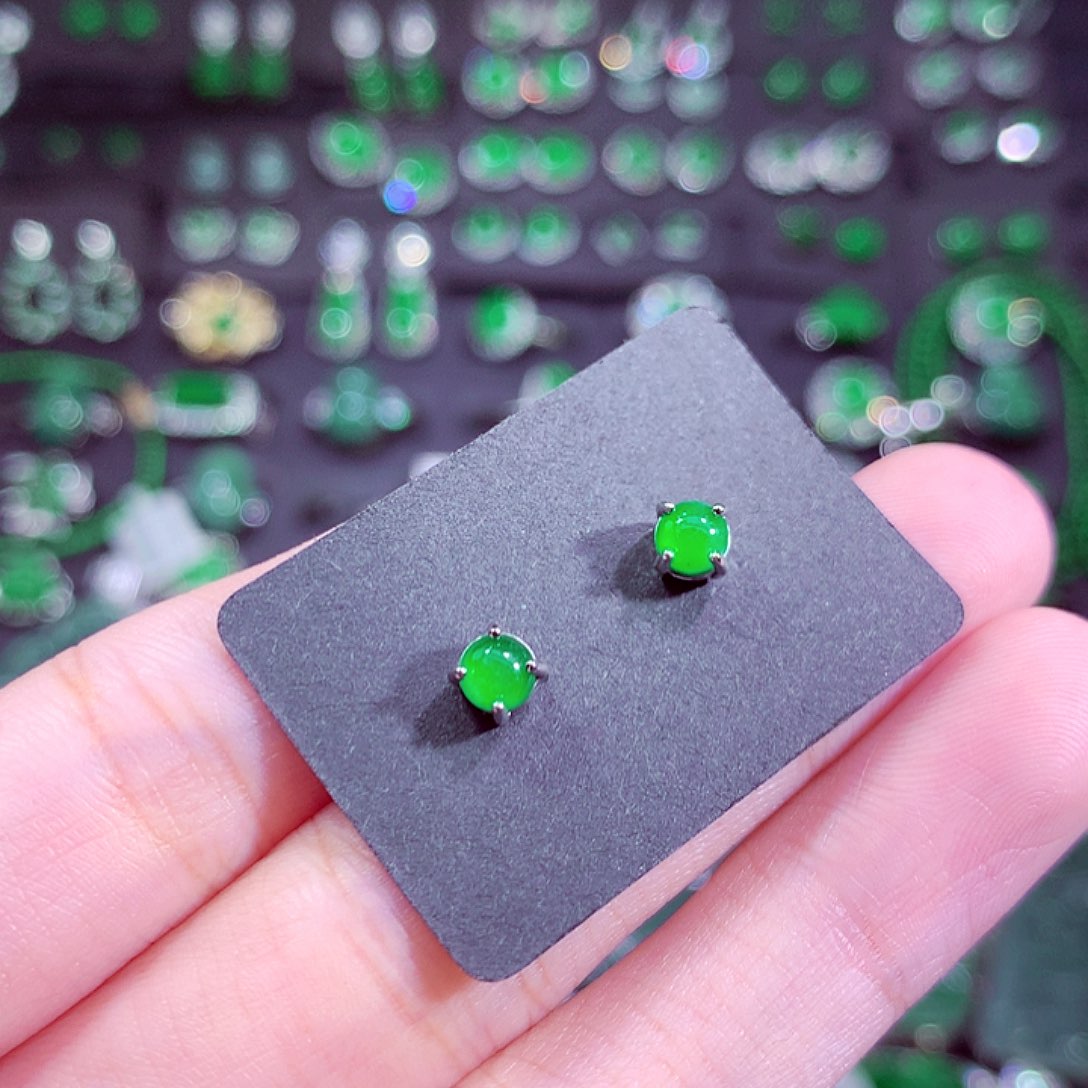 翡翠未镶嵌颈饰天然