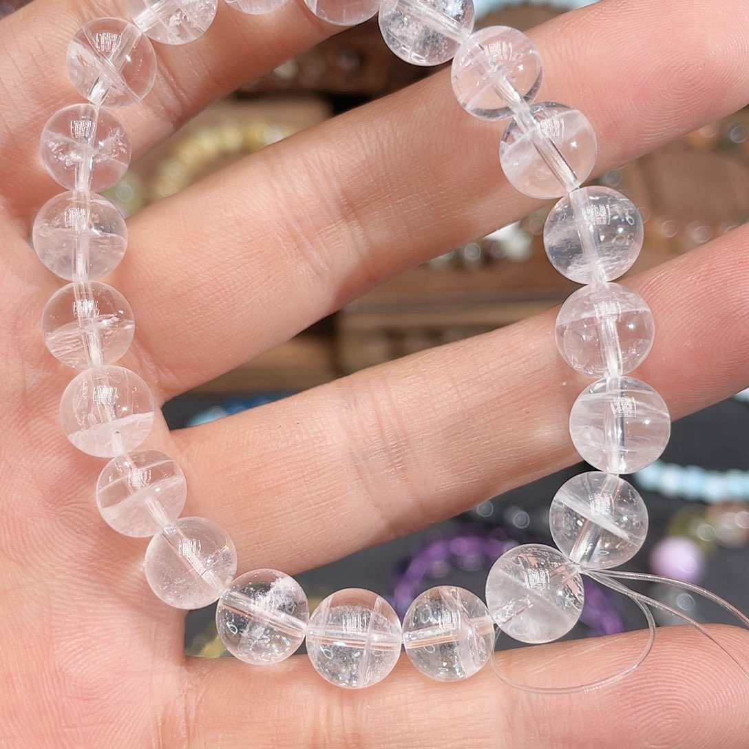 水晶手链未镶嵌白幽灵