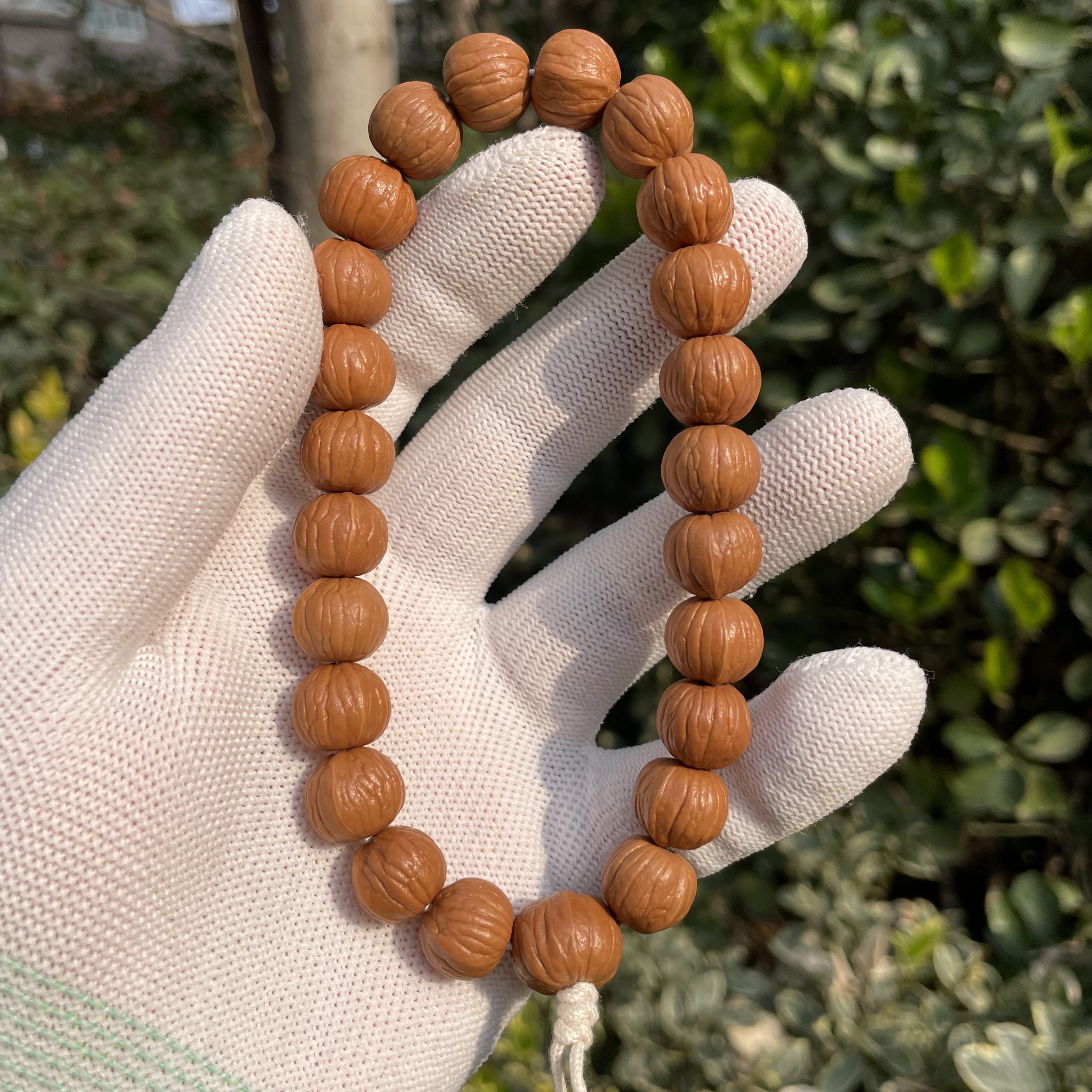 原皮原色三维同尺南瓜猴头手串不泡药不做色天然原生态手串