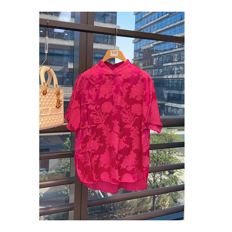 【孤品225】新中式国风秋季新款高端短袖上衣