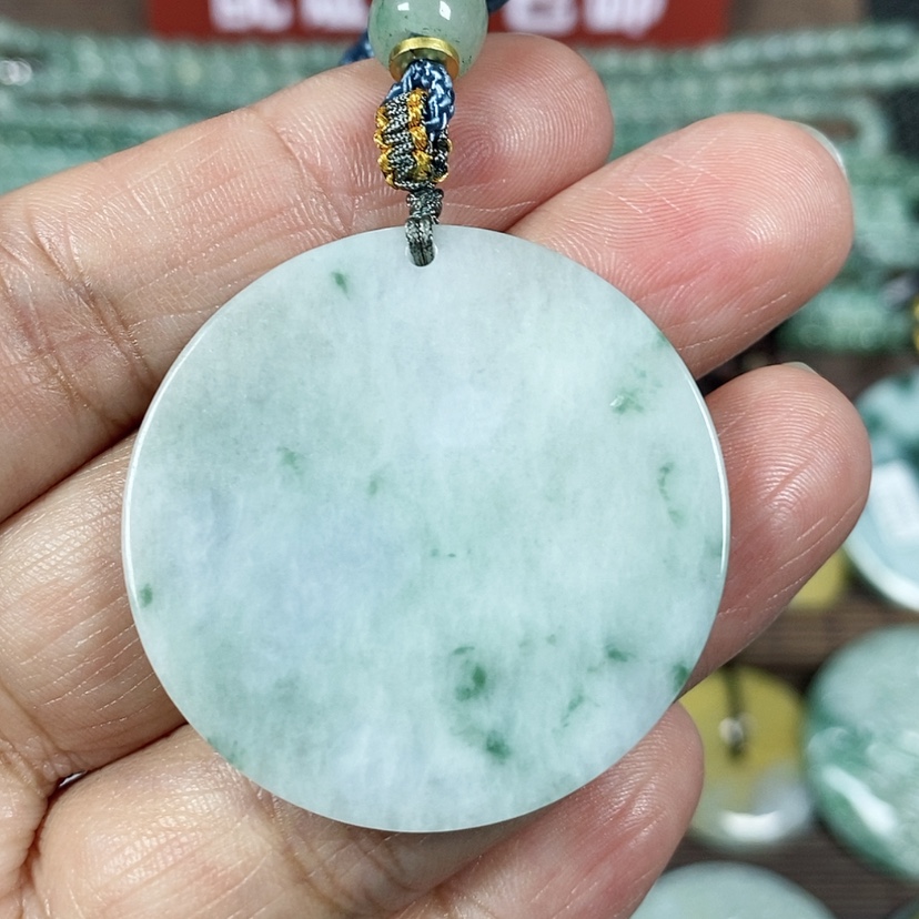 【闪购商品】翡翠颈饰未镶嵌玉吊坠翡翠玉无事牌小款