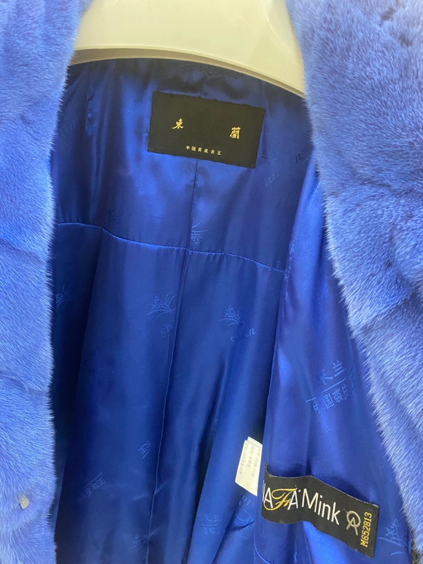 束兰立领飘带浪摆貂貂112/60