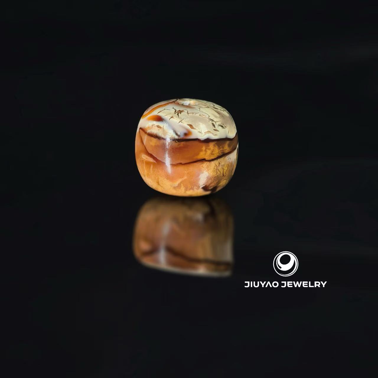 （8.9mm）8.9毫米紫粉红咖彩妖老型 一物一拍 天然琥珀蜜蜡