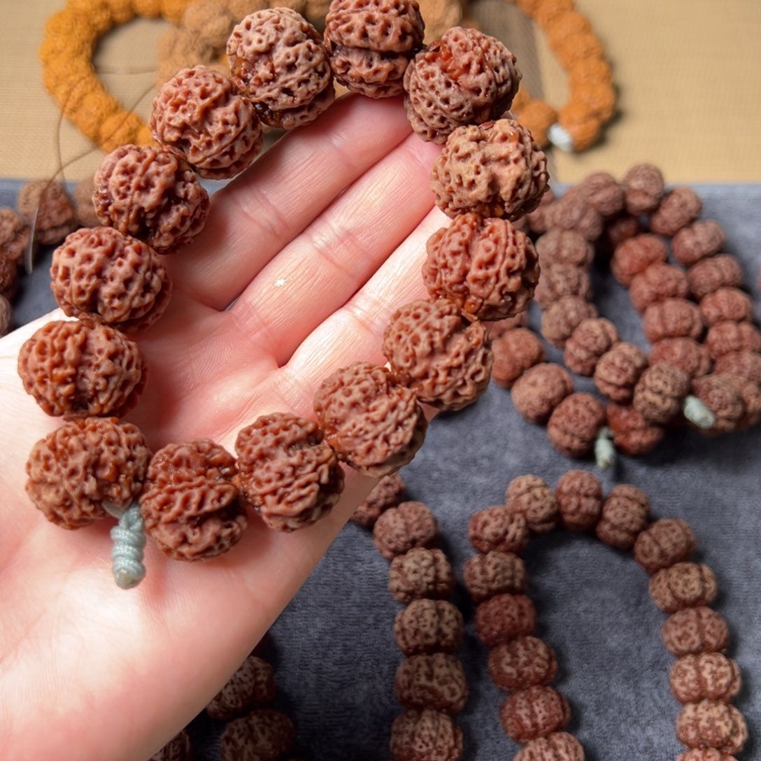 金刚菩提手串1****324尺寸傲梅超头定制18颗手持