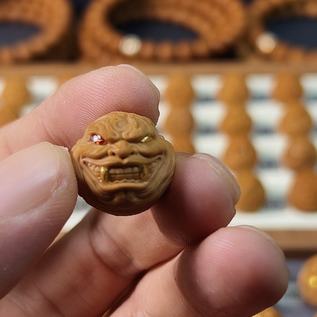 舍***得吊坠猴头核桃八戒臻选猴头单籽金