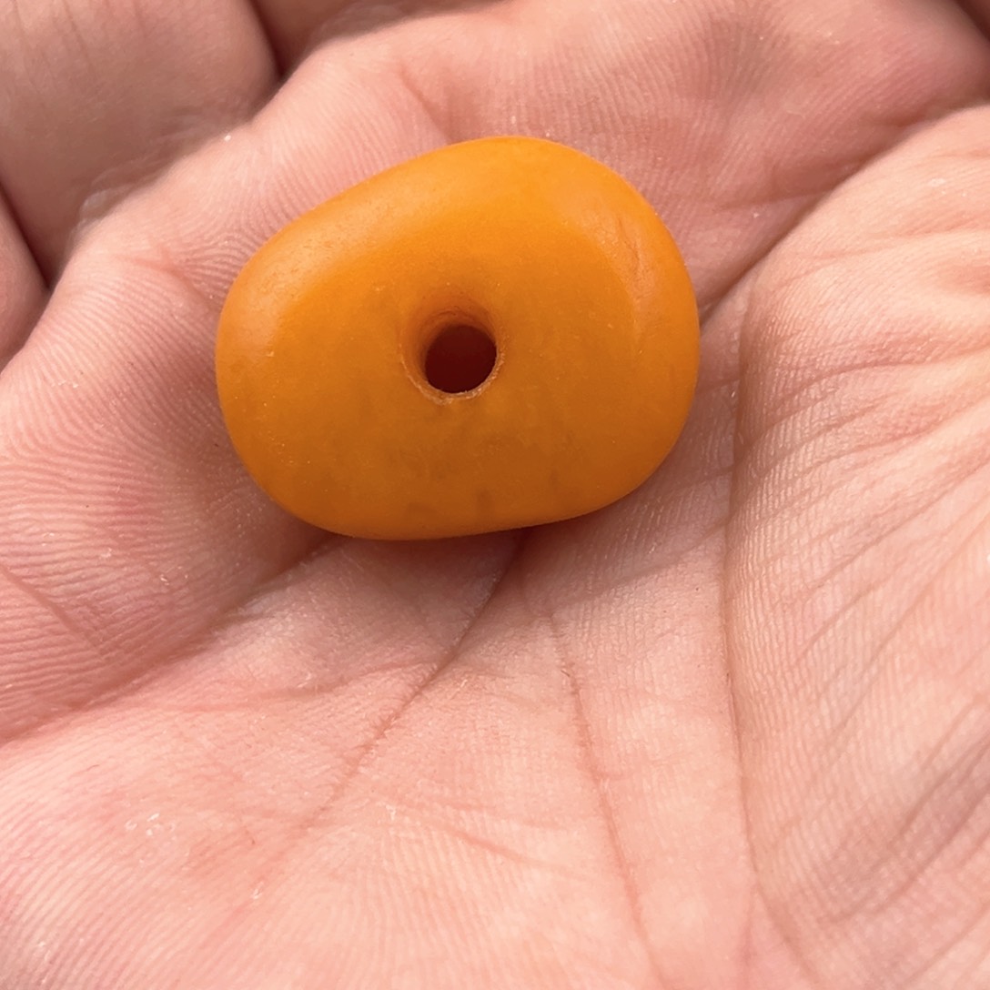 蜜蜡颈饰未镶嵌天***膀