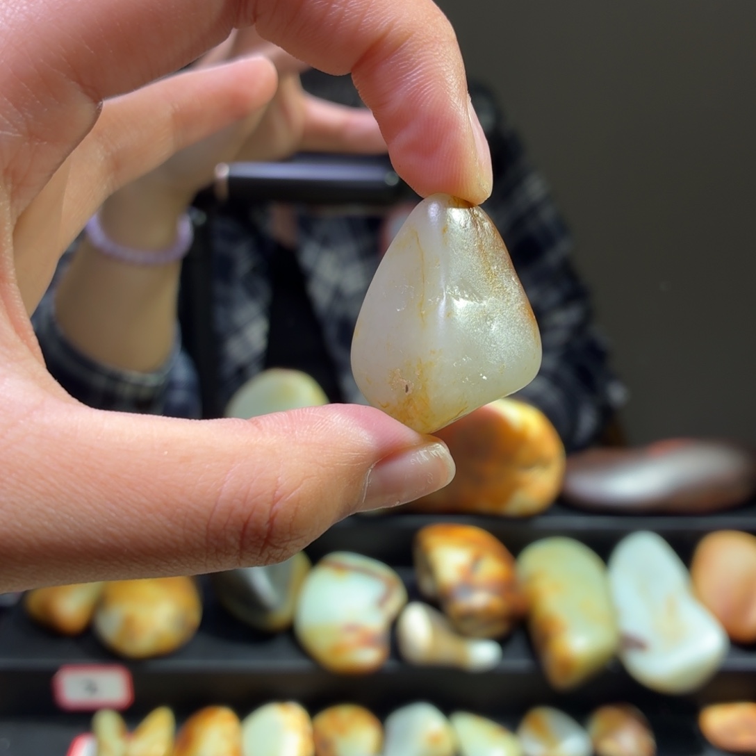 和田玉未镶嵌挂件20