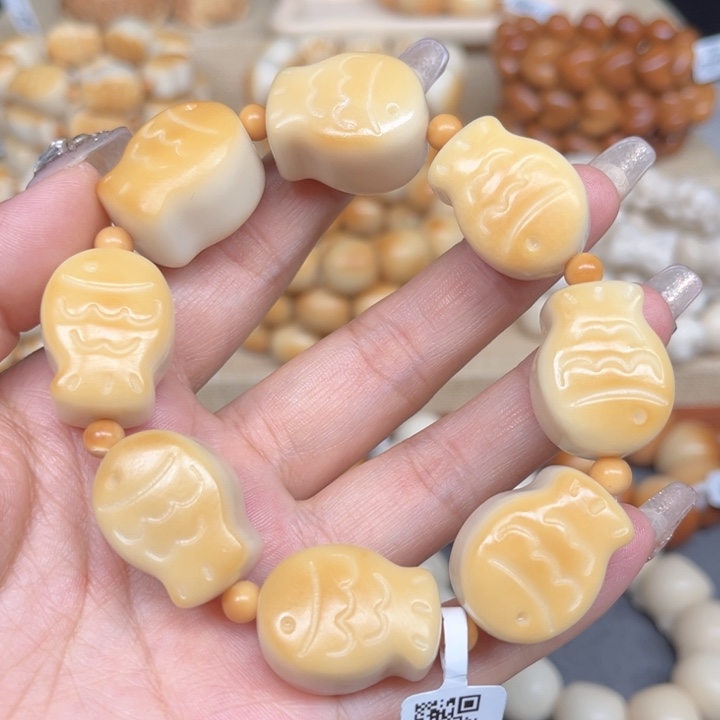 菩提根/象牙果手串3.10.4比目鱼微瑕