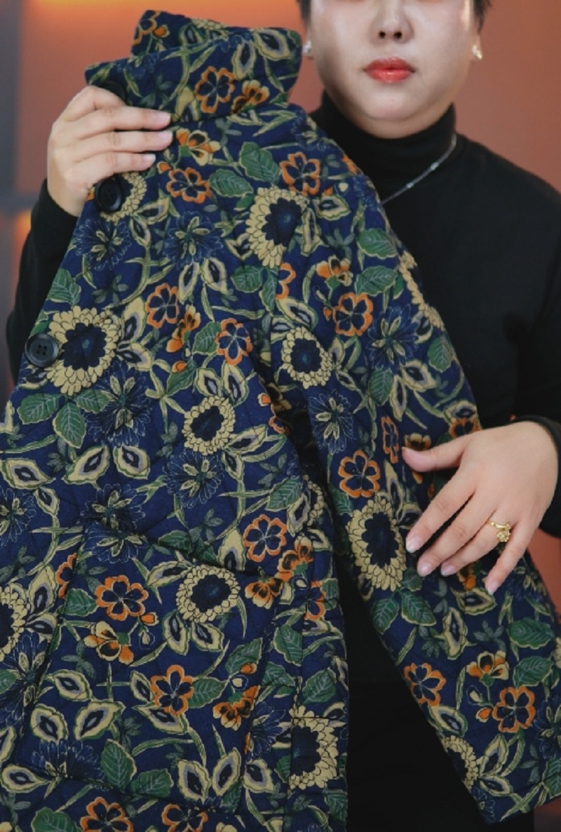 【出口原单】Y1001 2025冬季新款保暖加绒加厚时尚棉服外套蕾126