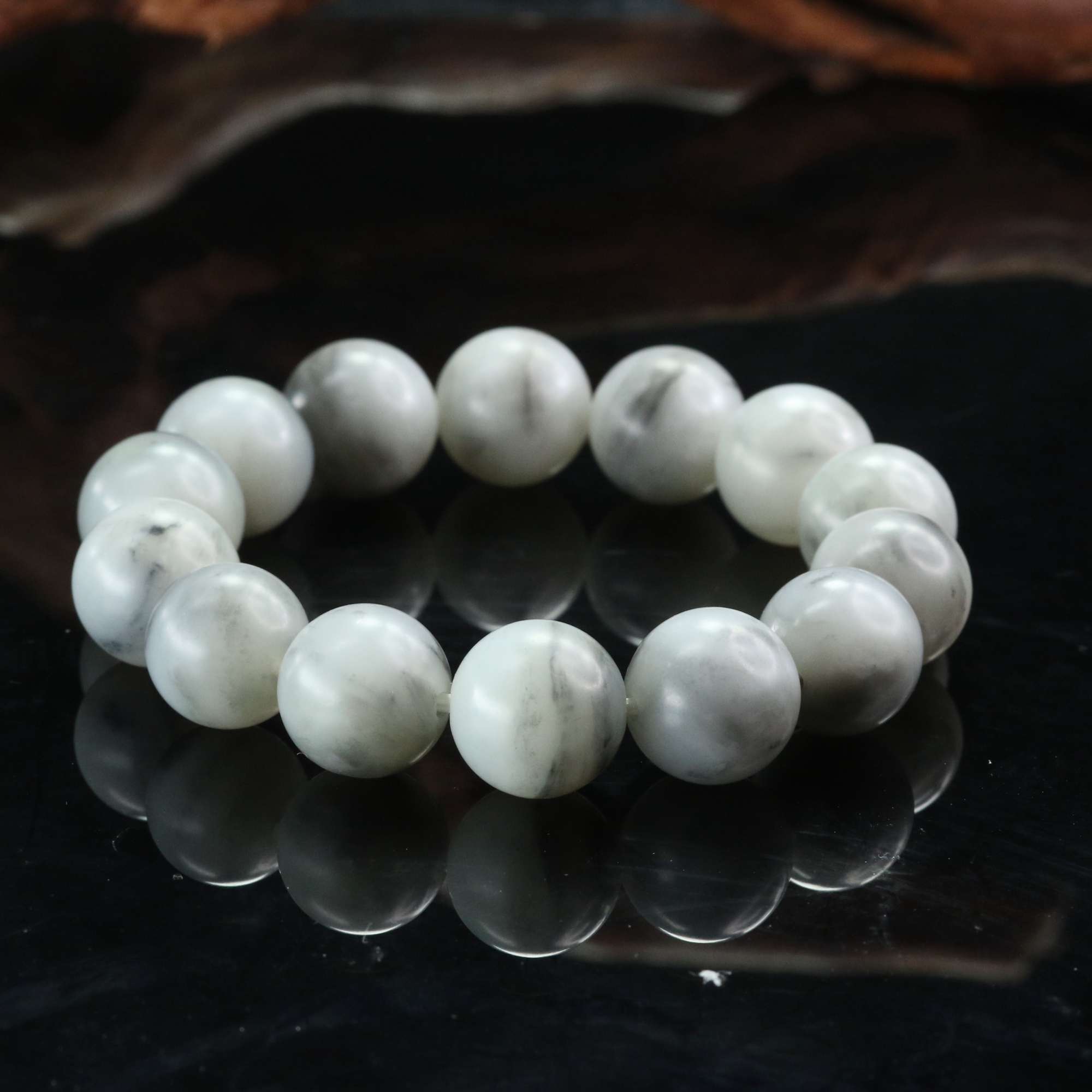 11和田玉青花手串/501005北京中保拍卖