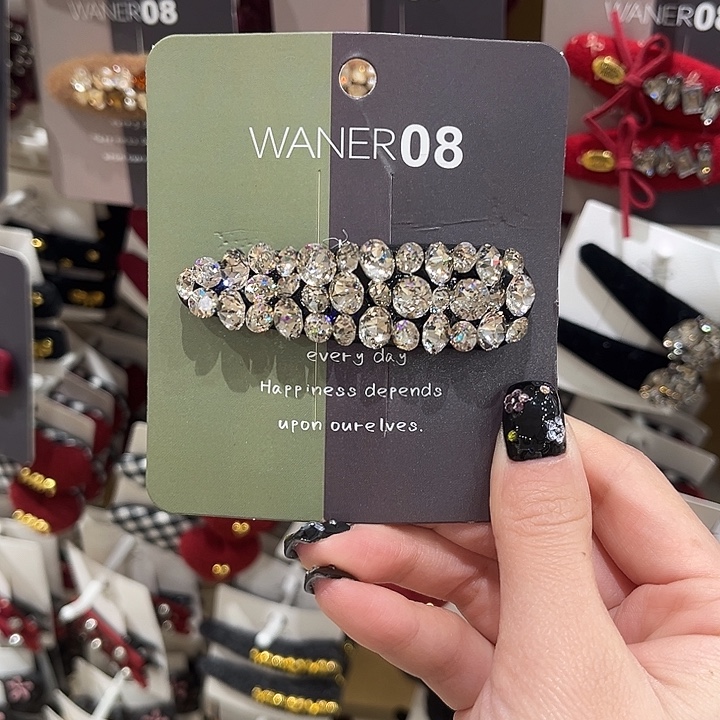 布艺铁合金钻拜拜夹