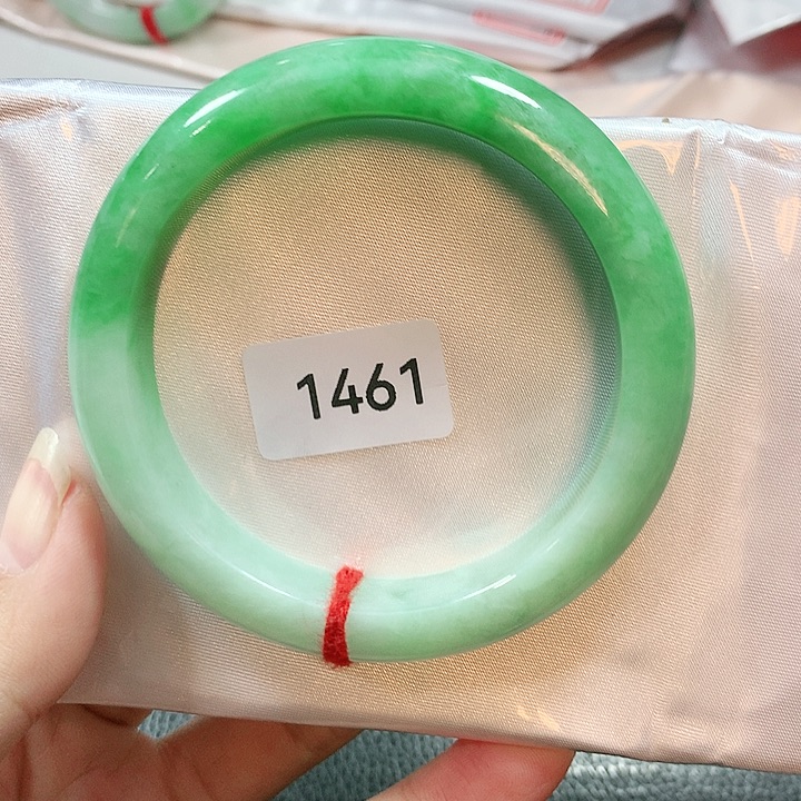 翡翠手镯未镶嵌天然翡翠手镯56.5