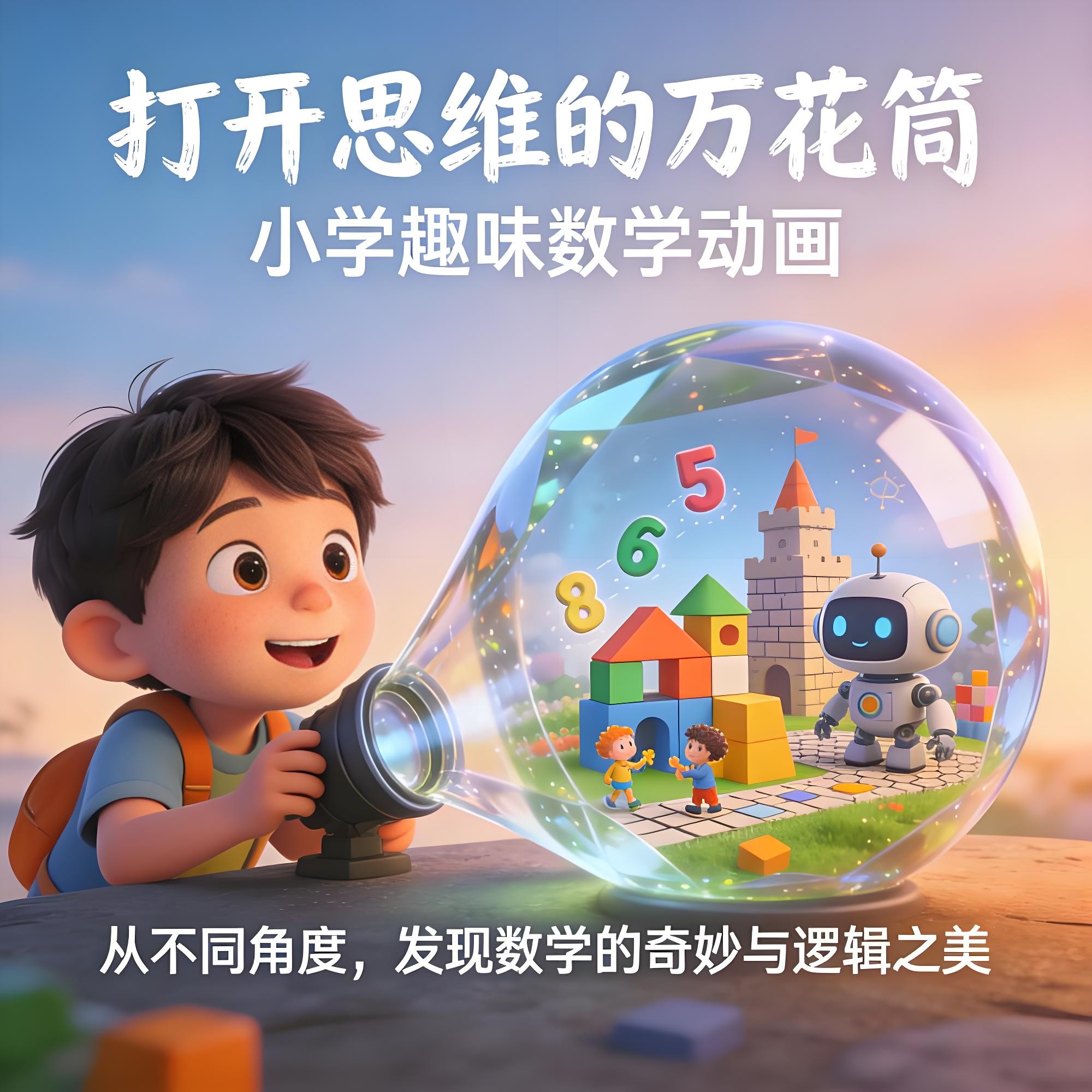 小学趣味数学动画儿童精选系列内容长期服务素养拓展视听畅看卡