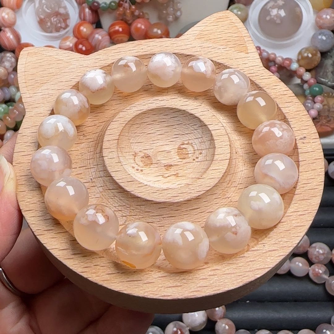 未镶嵌玛瑙/玉髓珠宝半成品