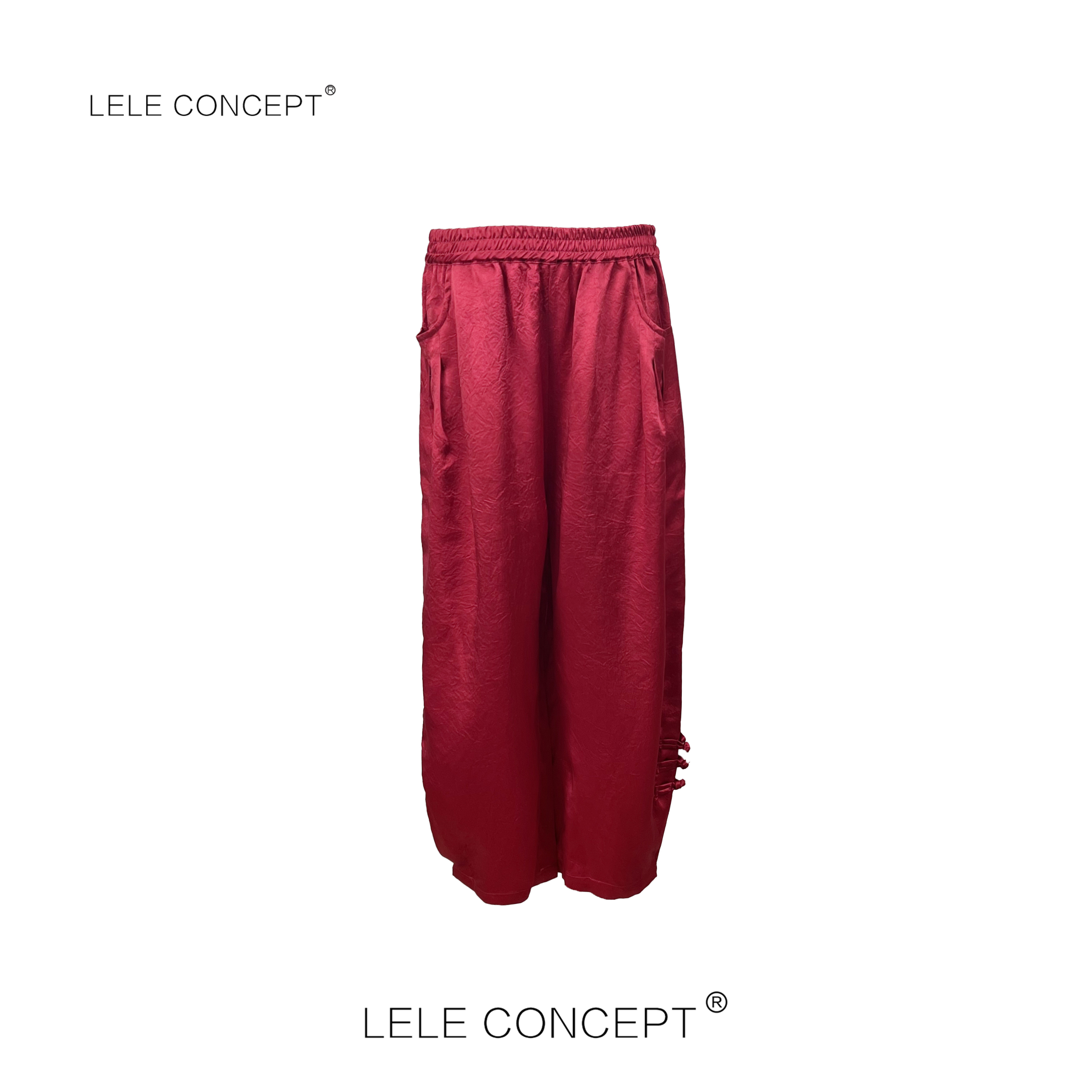 LELE CONCEPT丨舒适透气百搭多色八分裤K0448