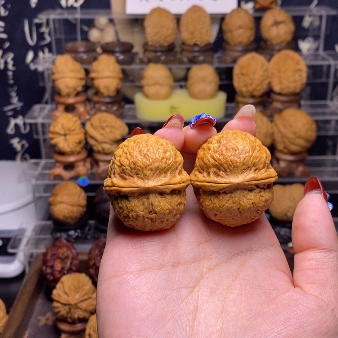 ****铁把件文玩核桃Z66龙麟铁狮子39.5尺