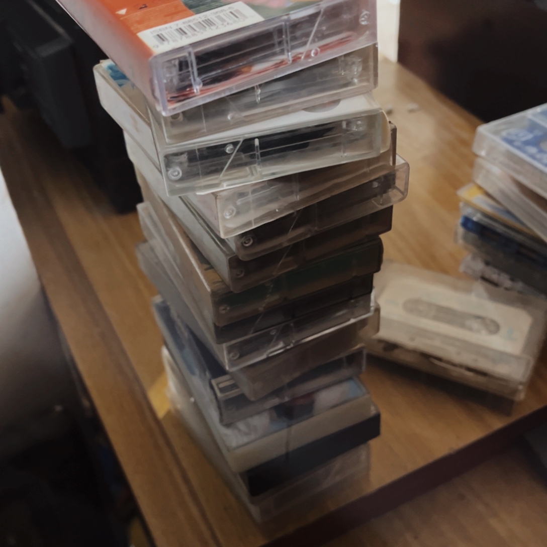 8新一摞磁带包邮，好的