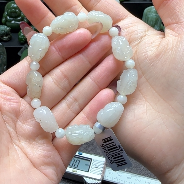 和田玉手串未镶嵌