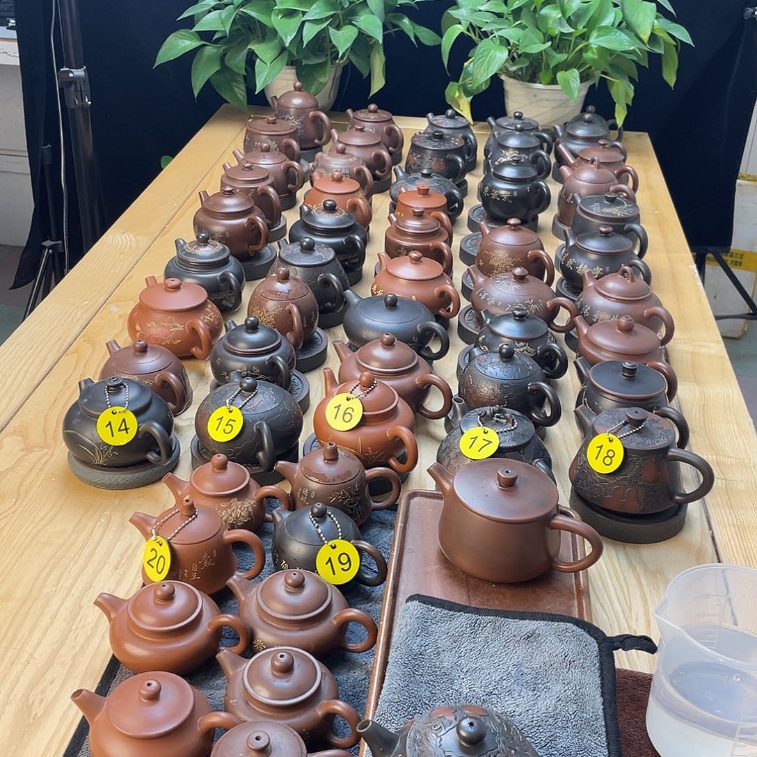 路***人泥塑明卢壶200毫升一壶一杯
