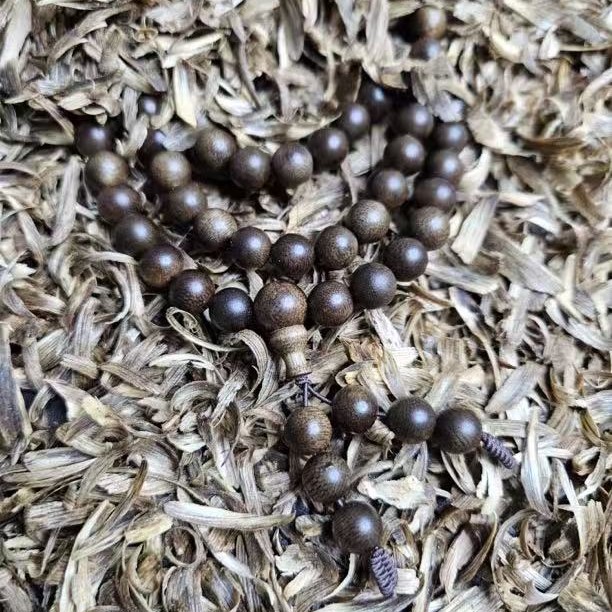 沉香海南沉香全沉08多圈白奇+沉香碎屑33