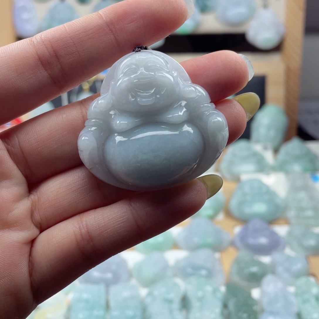颈饰未镶嵌翡翠40尺寸佛公厚装