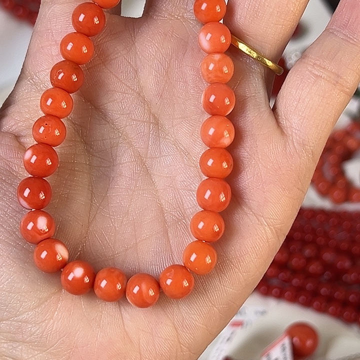 W***ě银17g 莫莫手串 7+mm