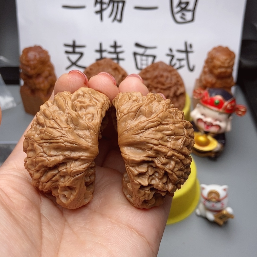 桃核吊坠核桃蛇头52尺