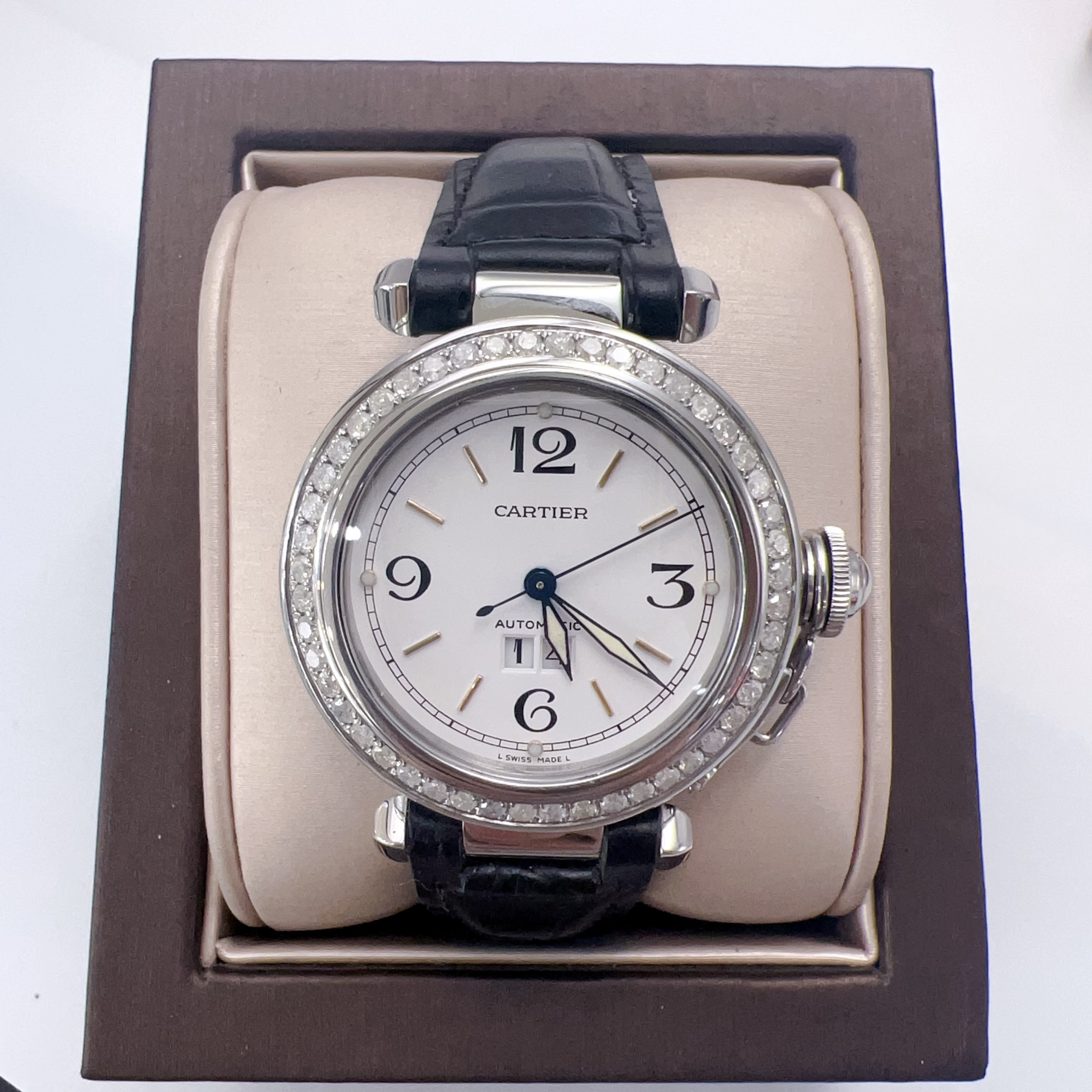95新 Cartier/卡地亚 卡地亚70111自动后钻赠表带赠手链