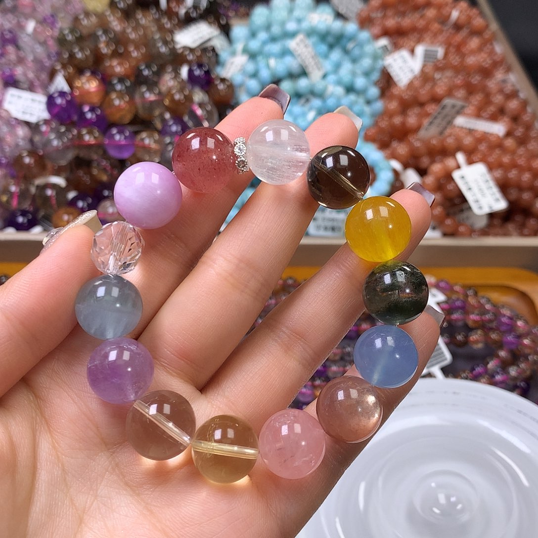 未镶嵌手链水晶，