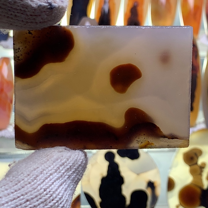 未镶嵌玛瑙/玉髓珠宝半成品128