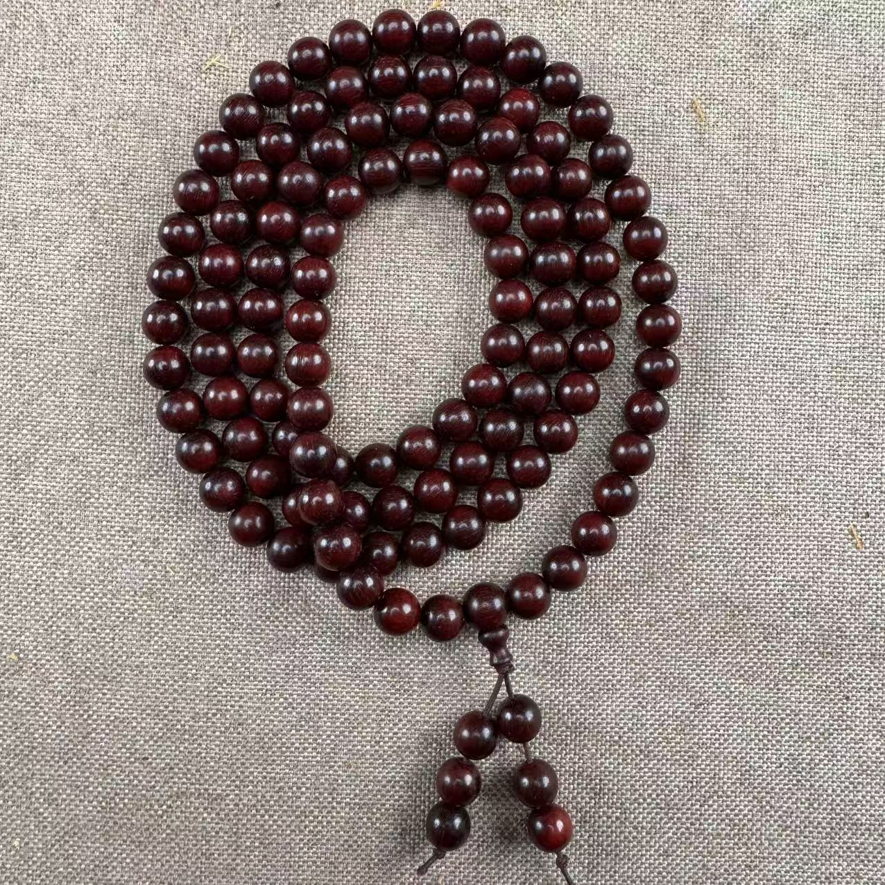 【芸奇】印度小叶紫檀金星08多圈