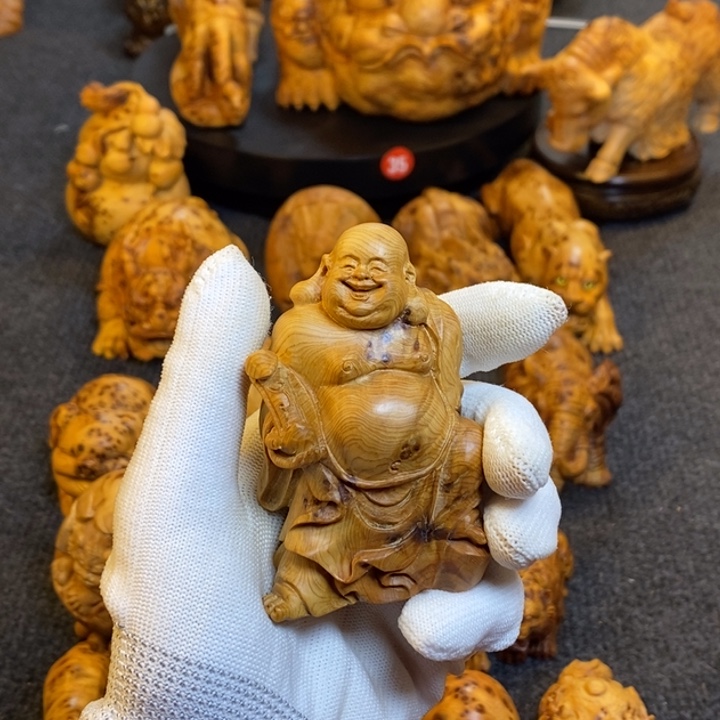 柏木顺****然弥勒手把件