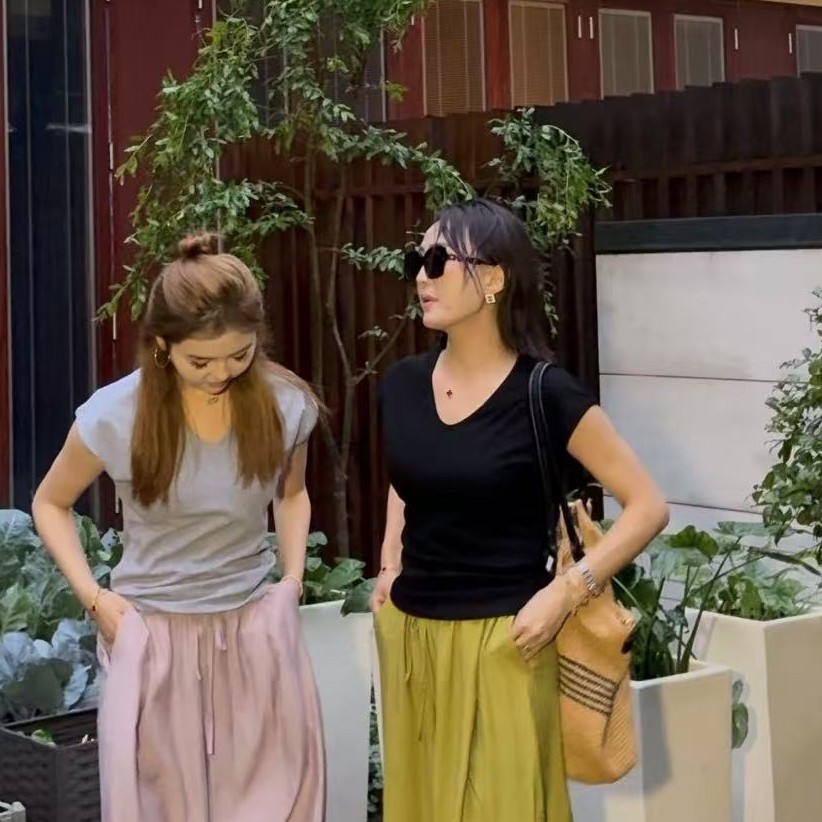 A9809刘梅自留款短袖