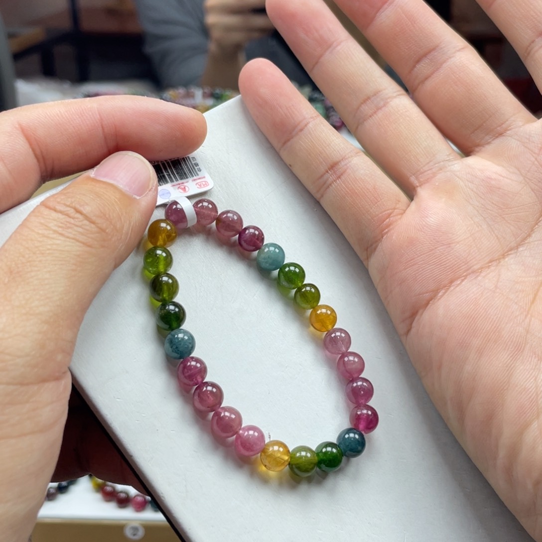 碧玺手串未镶嵌7mm.mmmmmmmmm