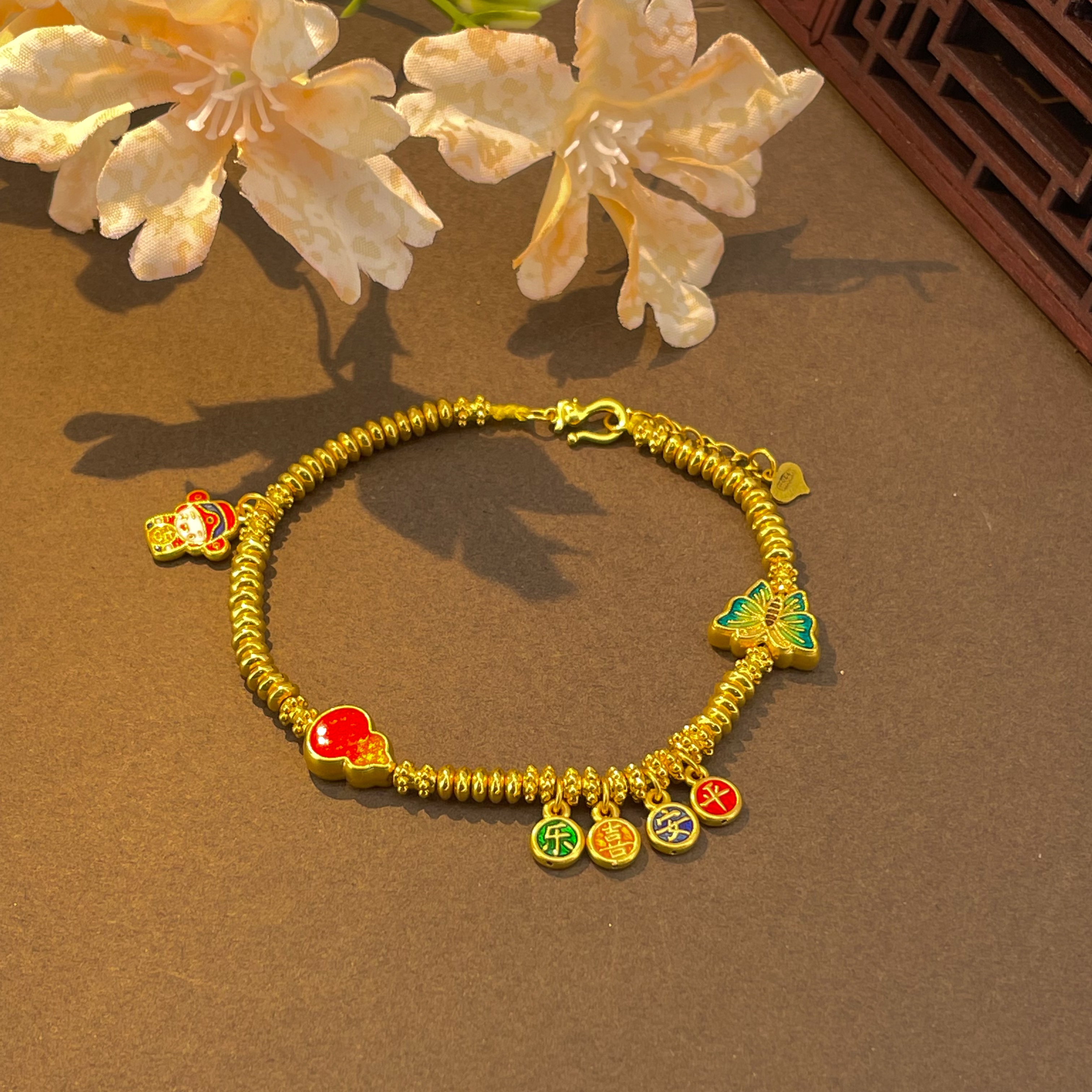 【敏敏专享】足金999投资金 无氰硬金葫芦平安喜乐 HJS1540