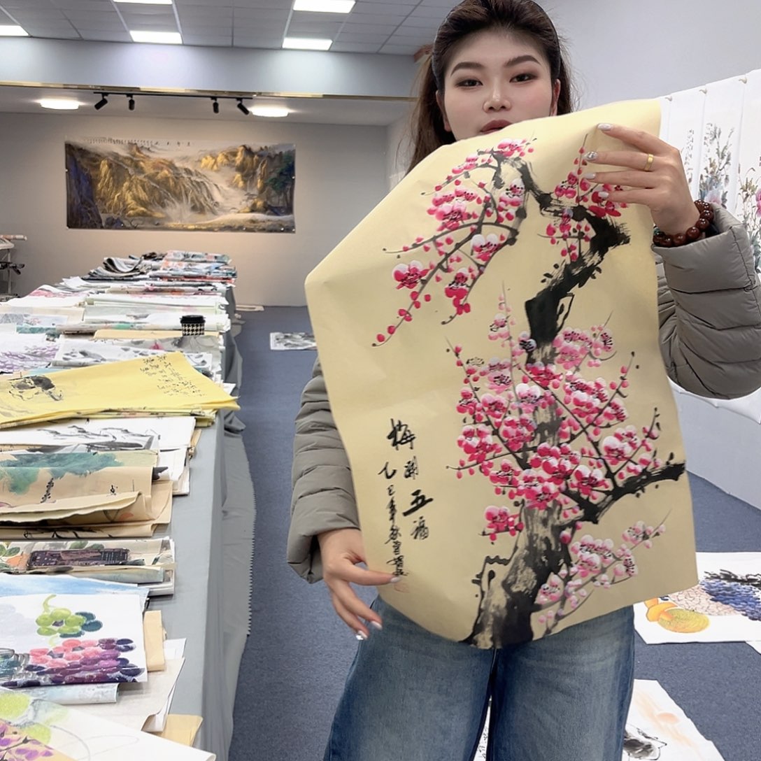 国画纯手绘字画作品