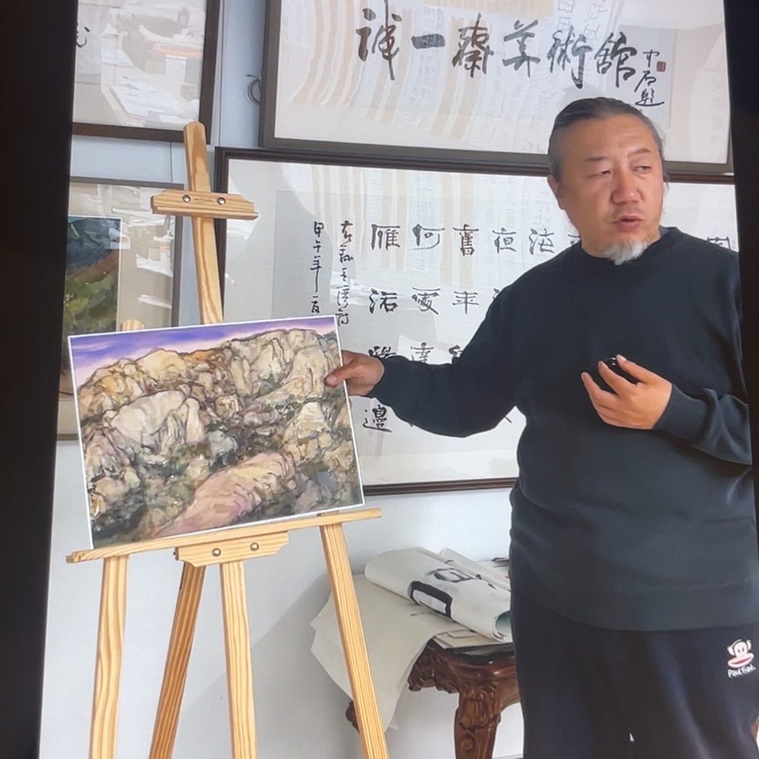 雨***巷国画党震订金（15800）紫霞