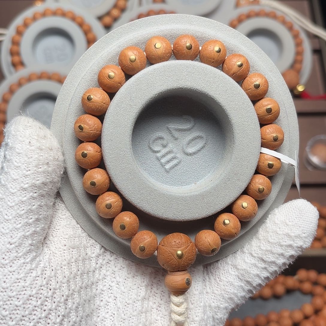 手串凤眼菩提25年尼泊尔小11单仓铜钉款