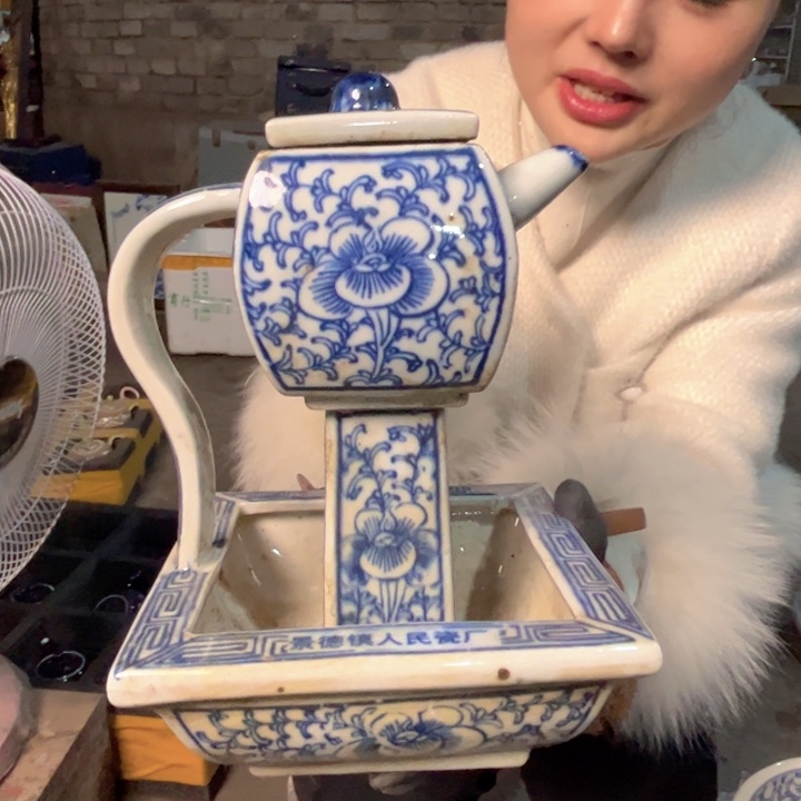 陶摆件景德镇高温瓷嘛土