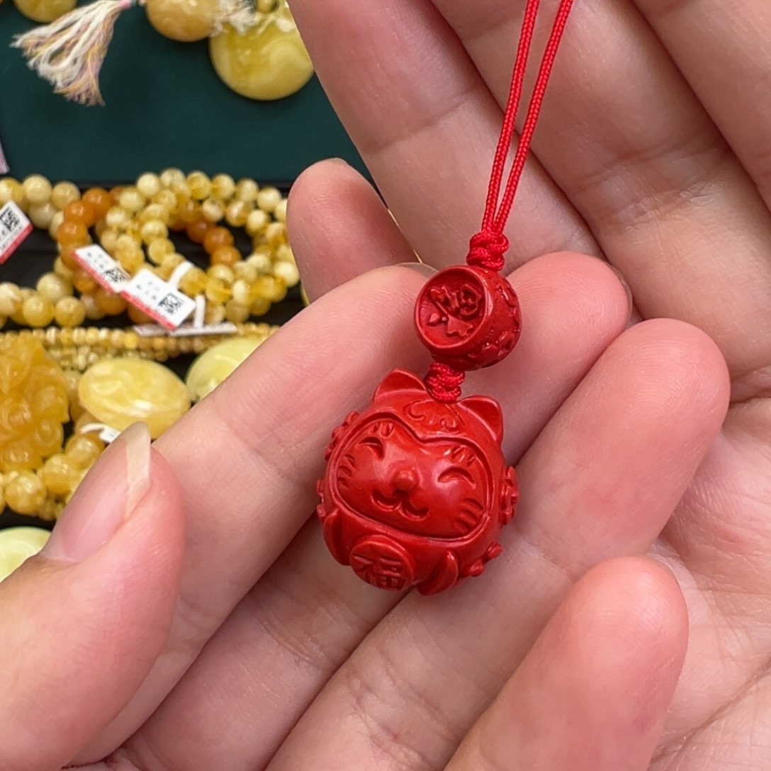 琥珀手链未镶嵌手机挂