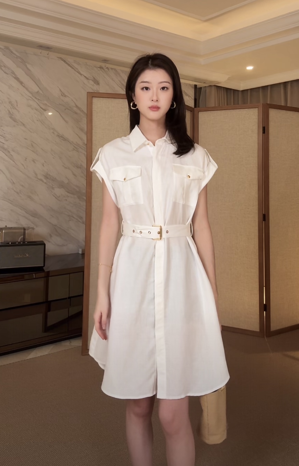 经典版型亚麻夏季连衣裙