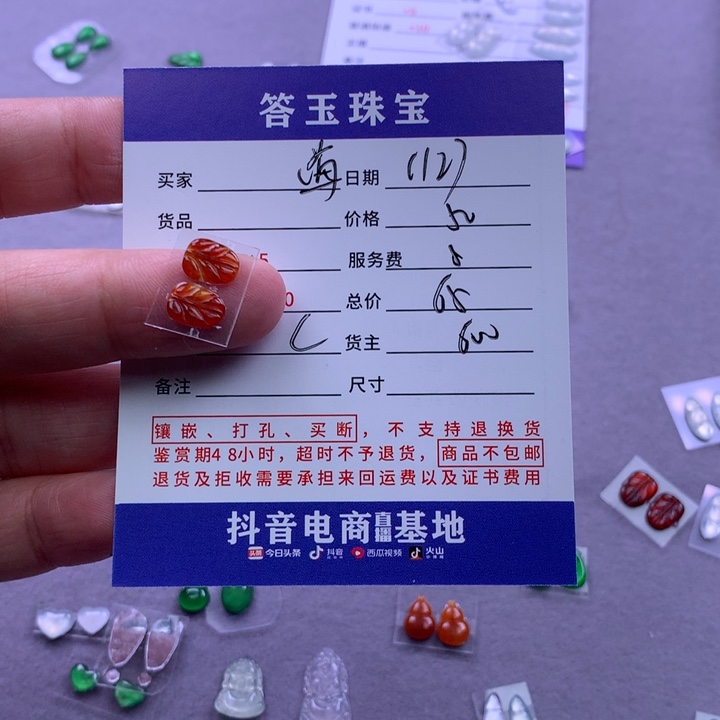 颈饰未镶嵌翡翠海****寓