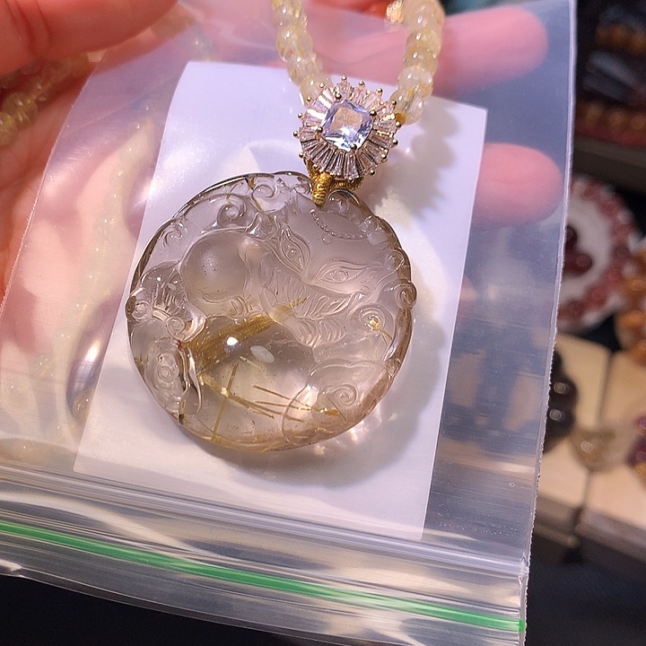 水晶颈饰未镶嵌订制