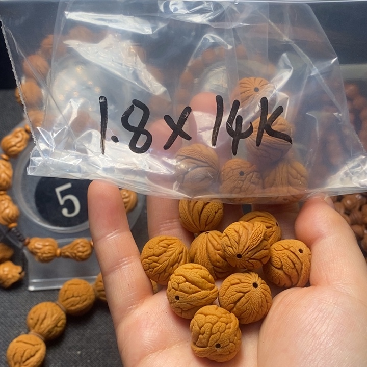 桃核吊坠秦岭山野生桃核