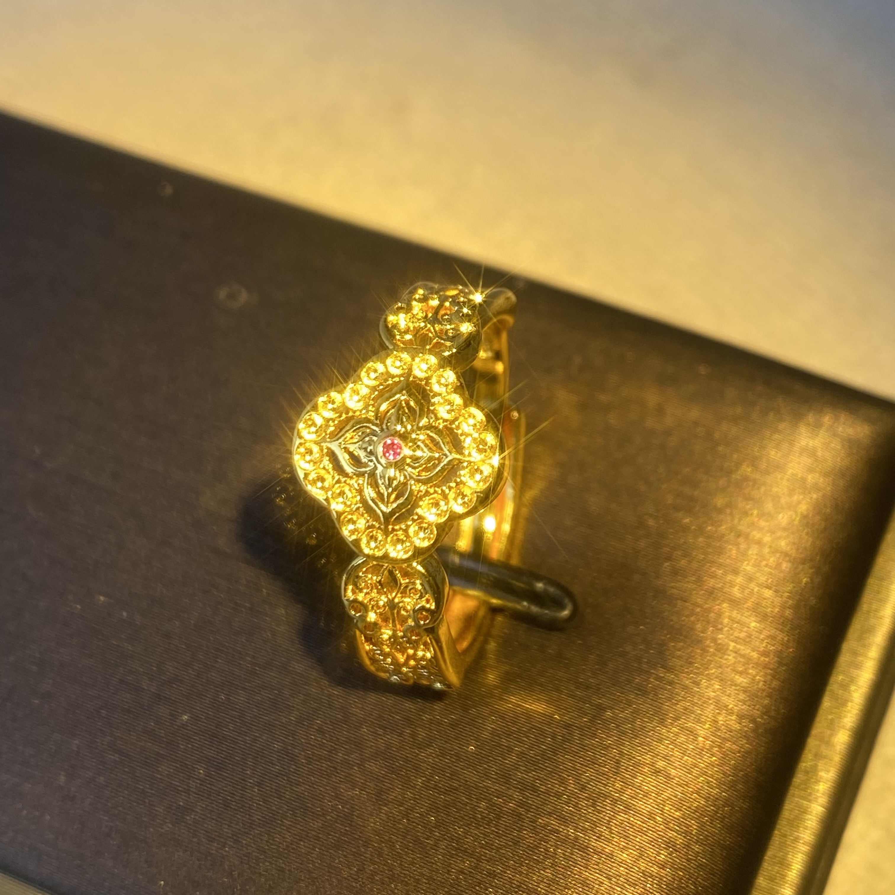 6698【戒指】轻奢精品金色女士戒指