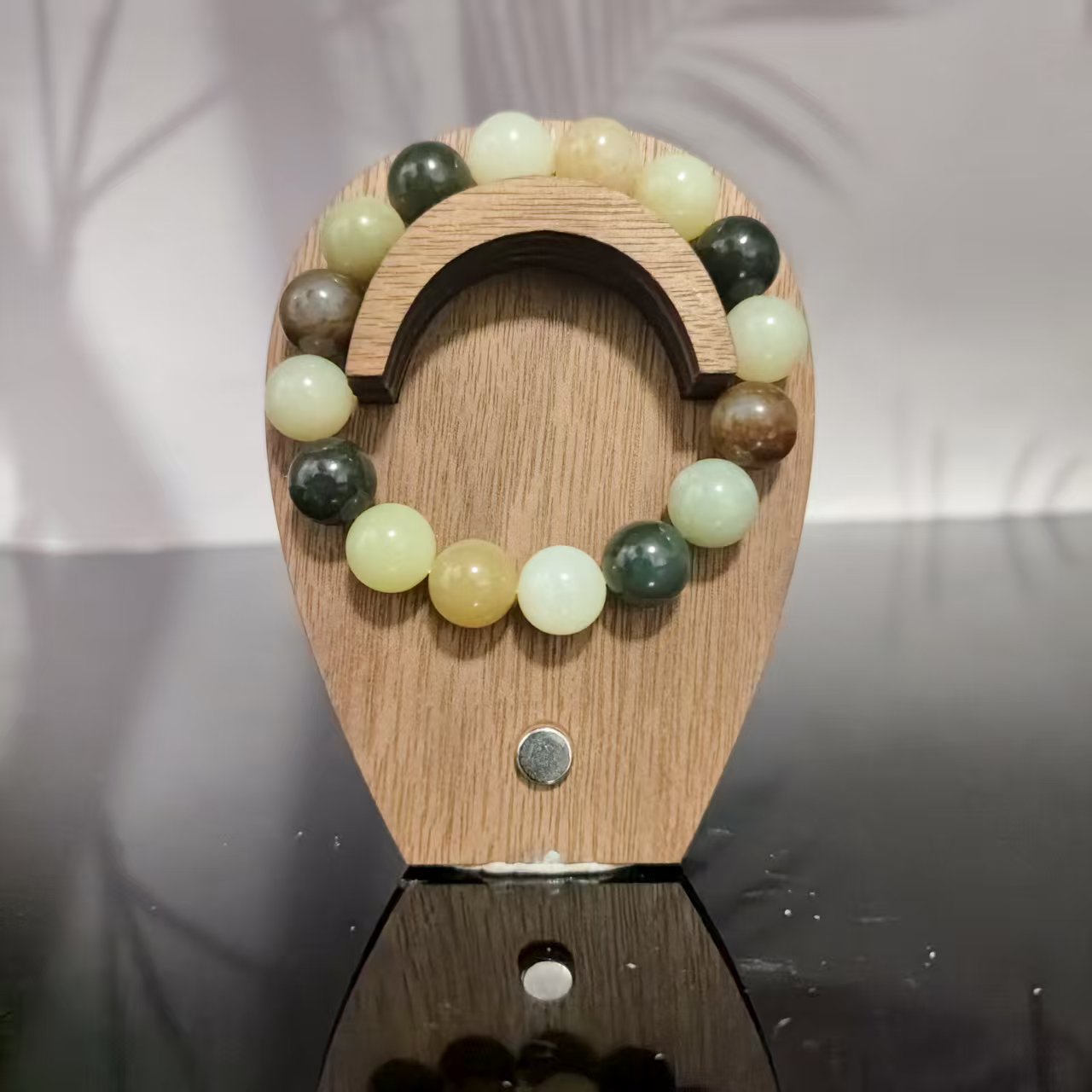 P和田玉圆珠手串1468