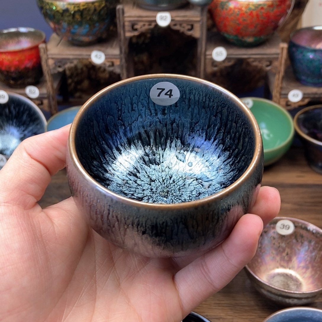 茶盏桃*夭百花绽放主人杯